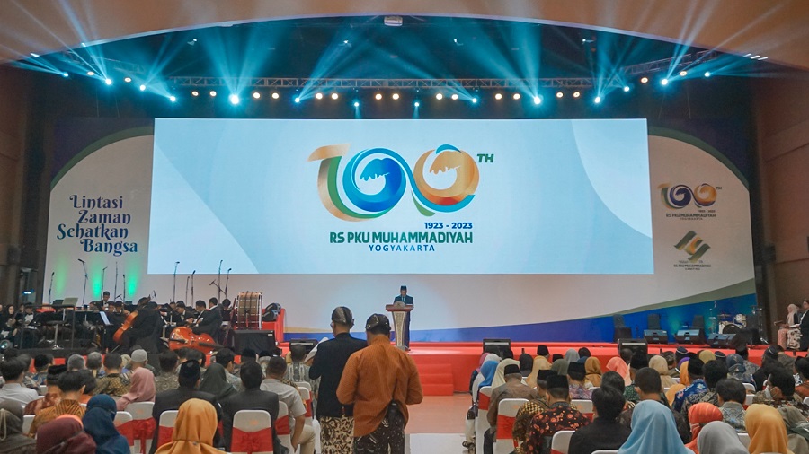 Resepsi Milad 1 Abad PKU Muhammadiyah Jogja - Sewa LED videotron - Harga Sewa LED videotron Murah