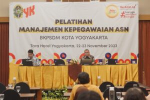 Pelatihan Manajemen Kepegawaian ASN - Sewa Videotron Jogja Termurah