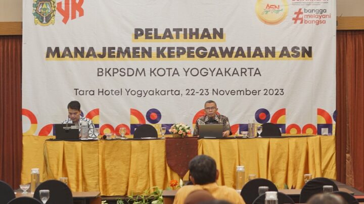 Pelatihan Manajemen Kepegawaian ASN - Sewa Videotron Jogja Termurah