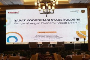 Rapat Koordinasi Stakeholders Pengembangan Ekonomi Kreatif Daerah - Sewa Videotron Solo 2024